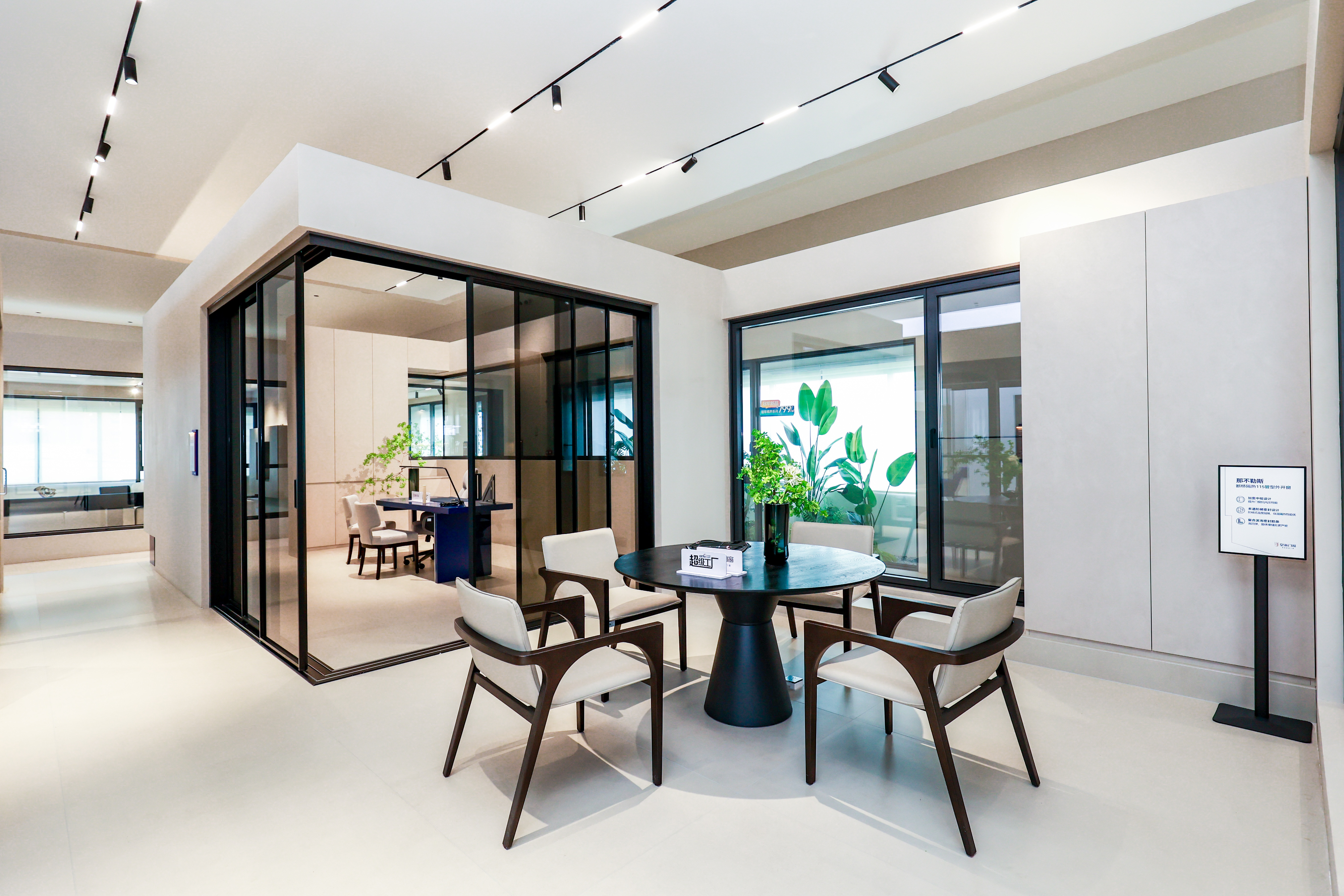 Large door and window product display